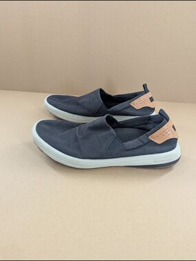 Merrell Men's Gray Canvas Slip On Loafer Sneaker Gorpcore 11.5 Outdoor Casual